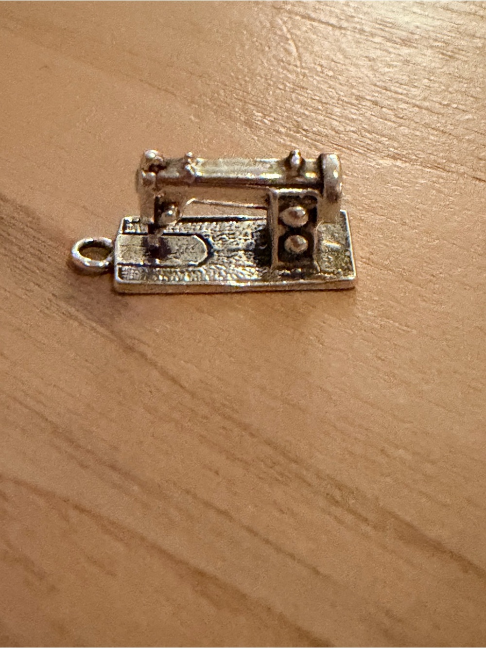 Vintage SS Sewing Machine Charm Pendant